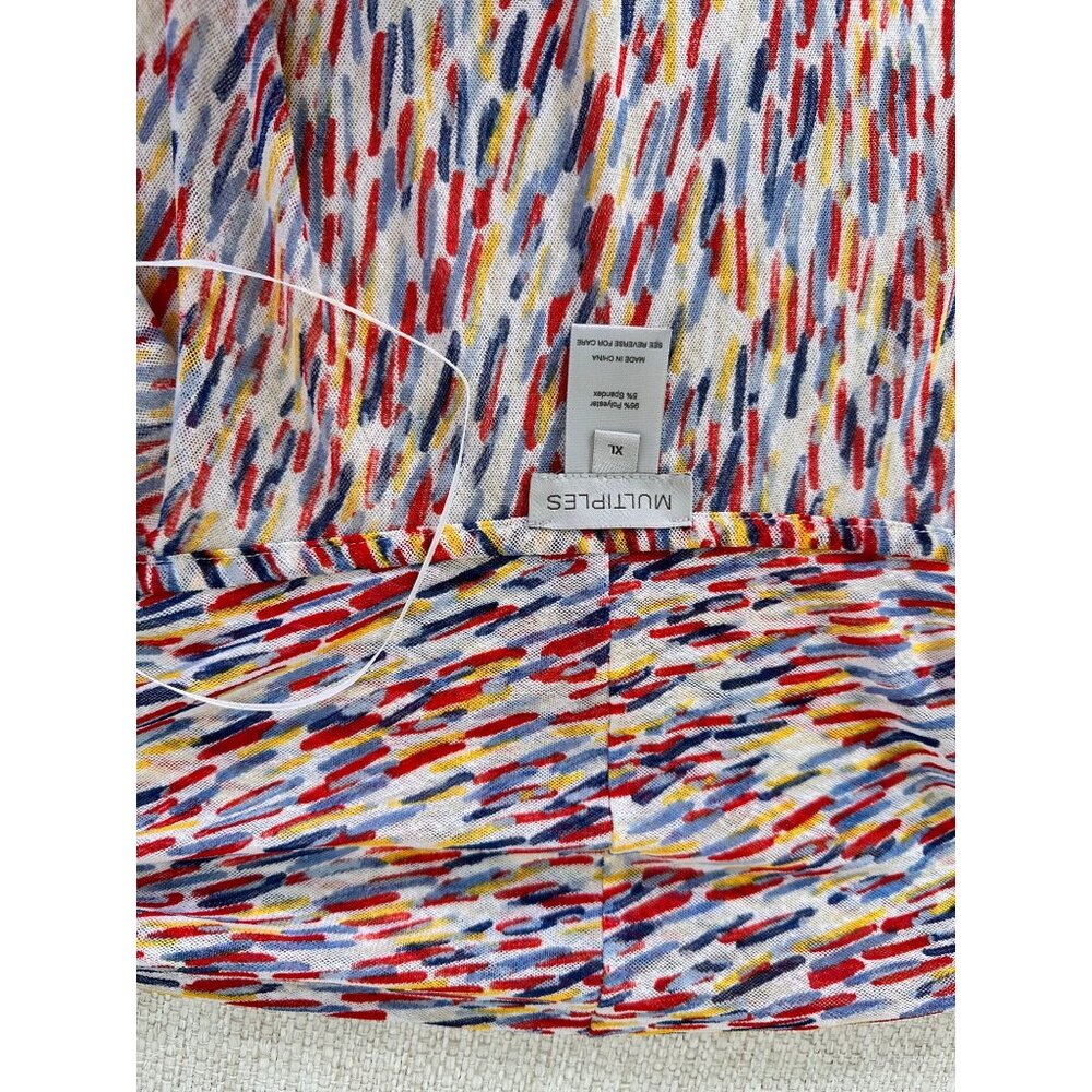 Multiples Women's Multi-Colored Open-Front Cardig… - image 4